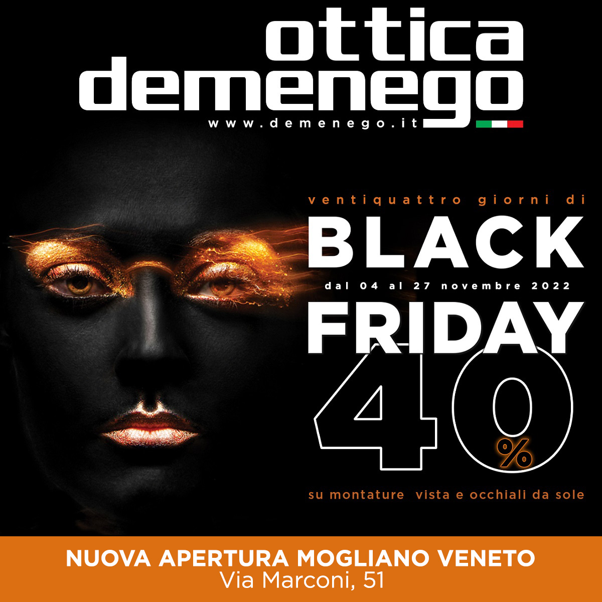 Nuova apertura Ottica Demenego a Mogliano Veneto